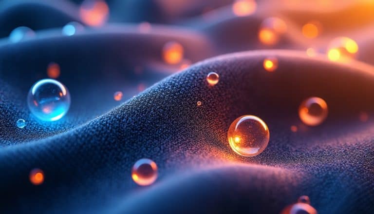 L&rsquo;intégration de microcapsules à changement de phase caractérise le tissu thermorégulant